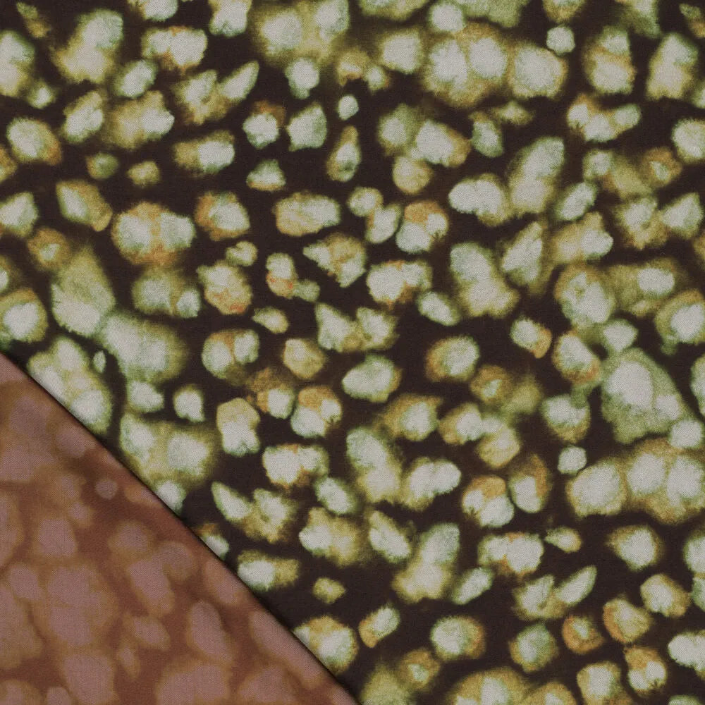 'roya' printed viscose woven - green