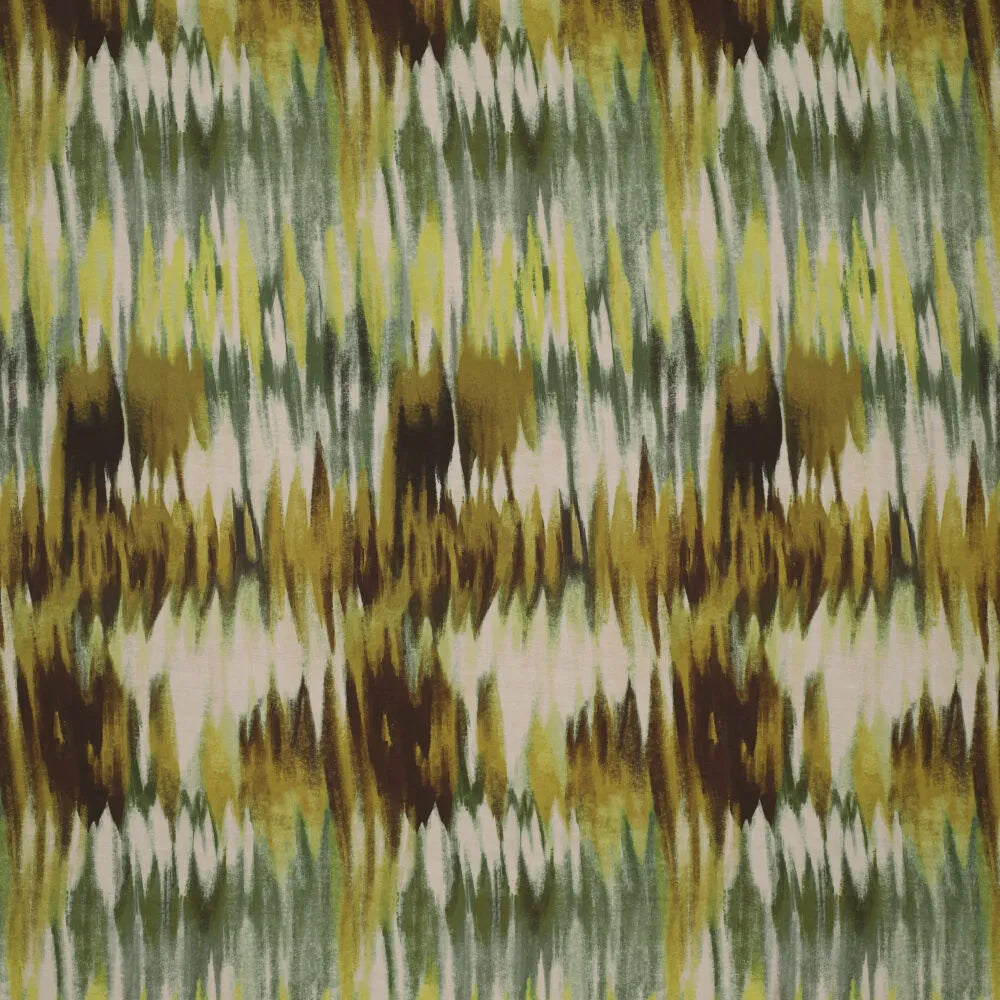 'mirage' printed viscose woven, Oeko-Tex cert. - green