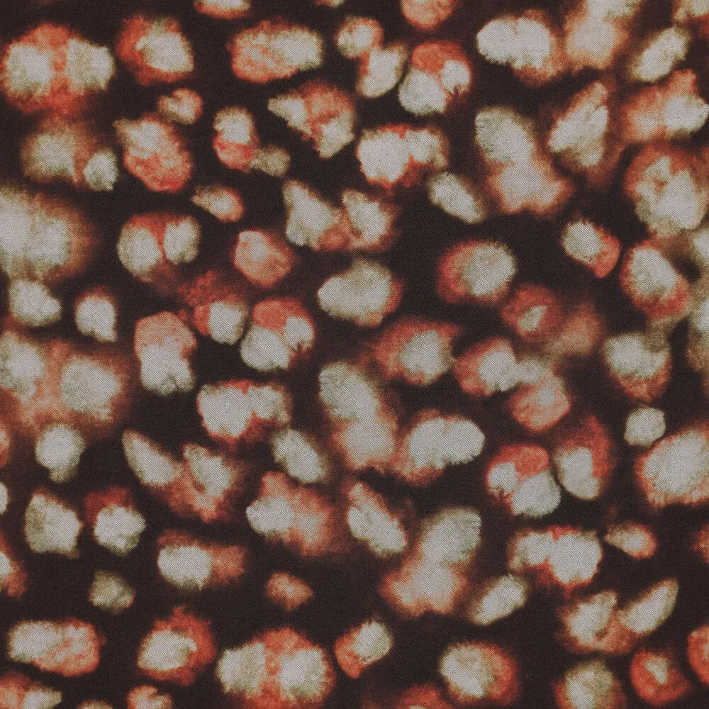 'roya' printed viscose woven - spice