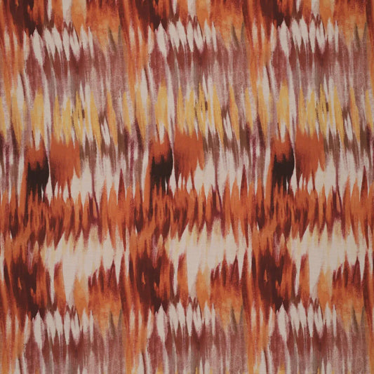 'mirage' printed viscose woven, Oeko-Tex cert. - pumpkin spice