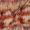 'mirage' printed viscose woven, Oeko-Tex cert. - pumpkin spice