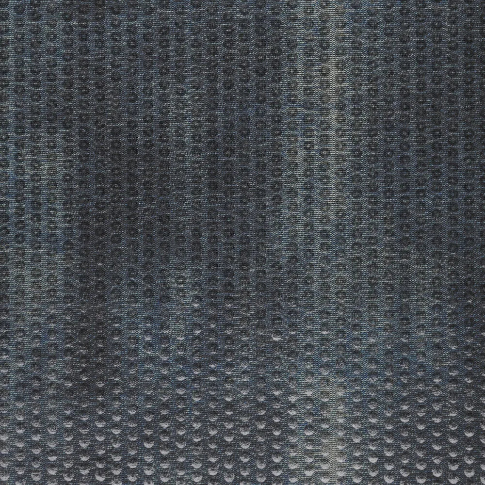 'roma sequin' printed ponte doubleknit, Oeko-Tex Cert. - gunmetal gray