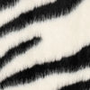 faux fur 'Bengal stripe' Oeko-Tex cert. - black/winter white