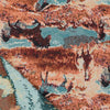 'wild horses' woven jacquard tapestry, oeko-tex cert.