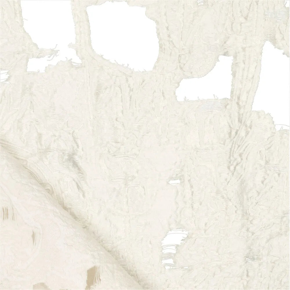 exquisite clipped weave jacquard woven - cream