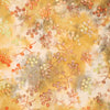 'forest florals' embroidered cotton pin wale corduroy - goldenrod