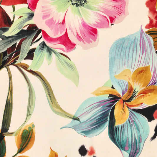 viscose satin, stretch dressweight woven 'paradise'