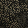D&G animal print jacquard viscose knit - black and tan