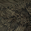 D&G animal print jacquard viscose knit - black and tan