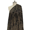 D&G animal print jacquard viscose knit - black and tan