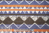 Italian cotton 2-ply woven - wood block stripe
