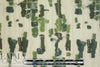 NY designer green tones 2-ply clipped matelasse'