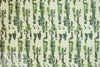 NY designer green tones 2-ply clipped matelasse'