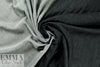 Japanese cotton 2-ply y-d reversible herringbone - gray .75 yds