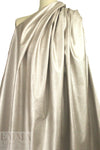 viscose-backed supple faux leather - white gold 1.66 yd