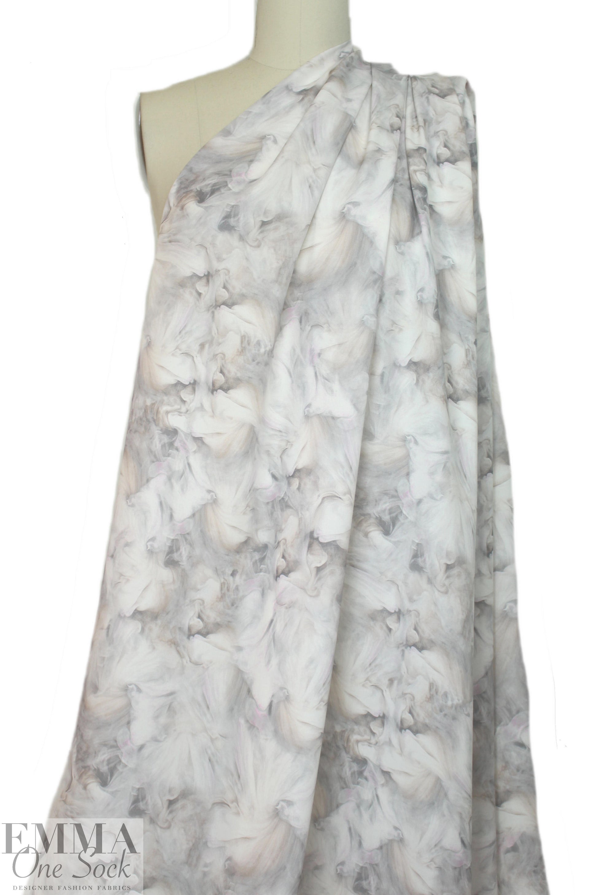 Whit 3-ply silk - blush/gray dreamscape