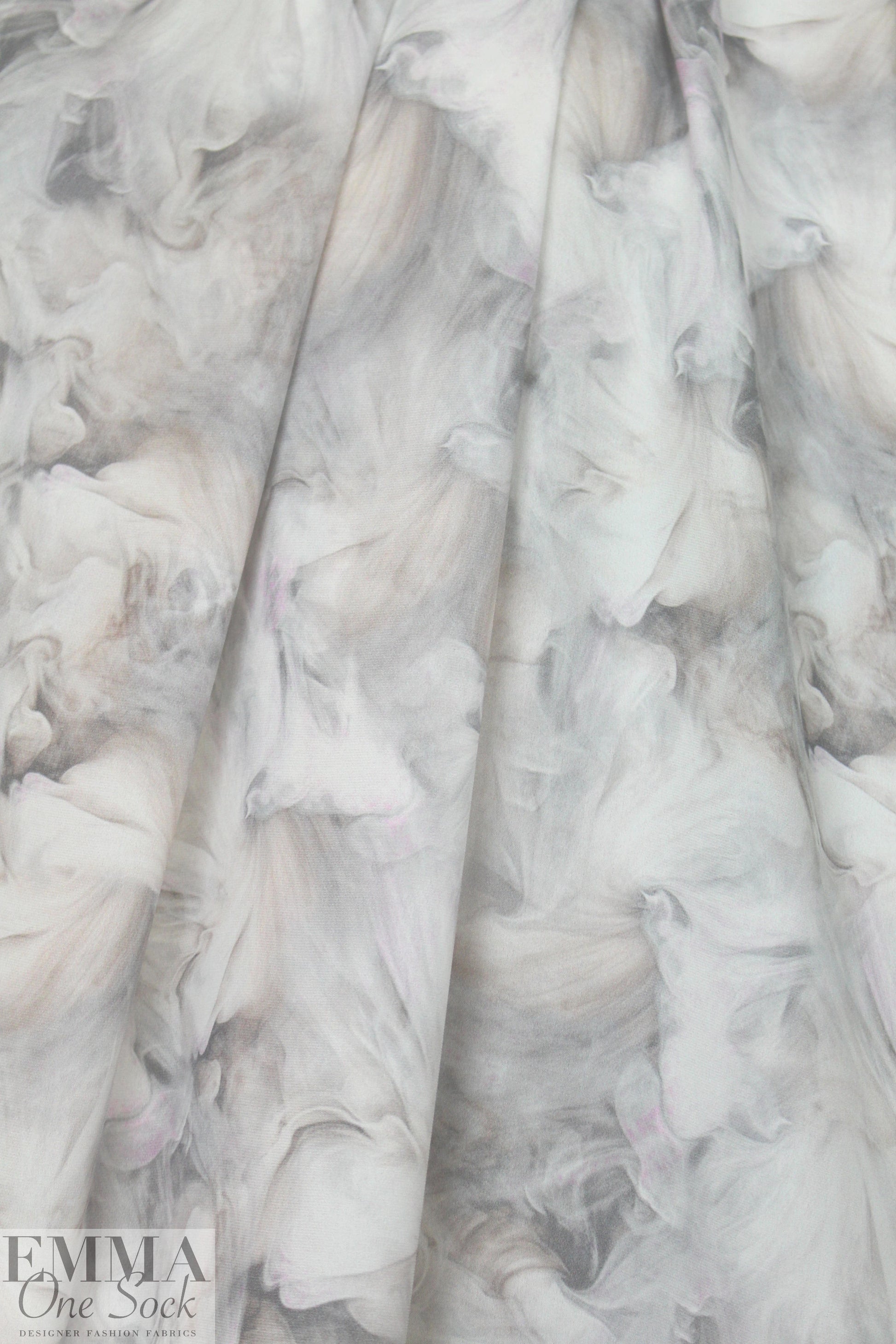 Whit 3-ply silk - blush/gray dreamscape