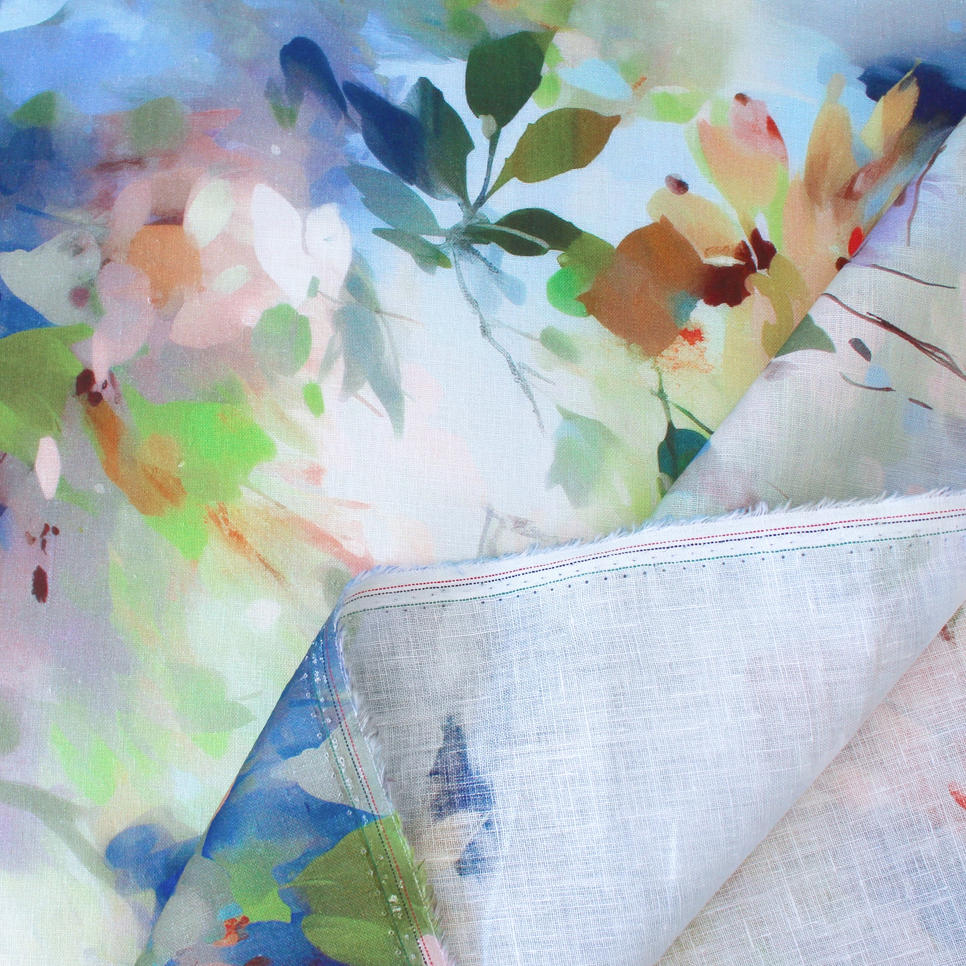 'plein air' linen dressweight woven, Oeko-Tex cert.