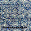 'blue medallion' lightweight jersey knit 1.25 yds
