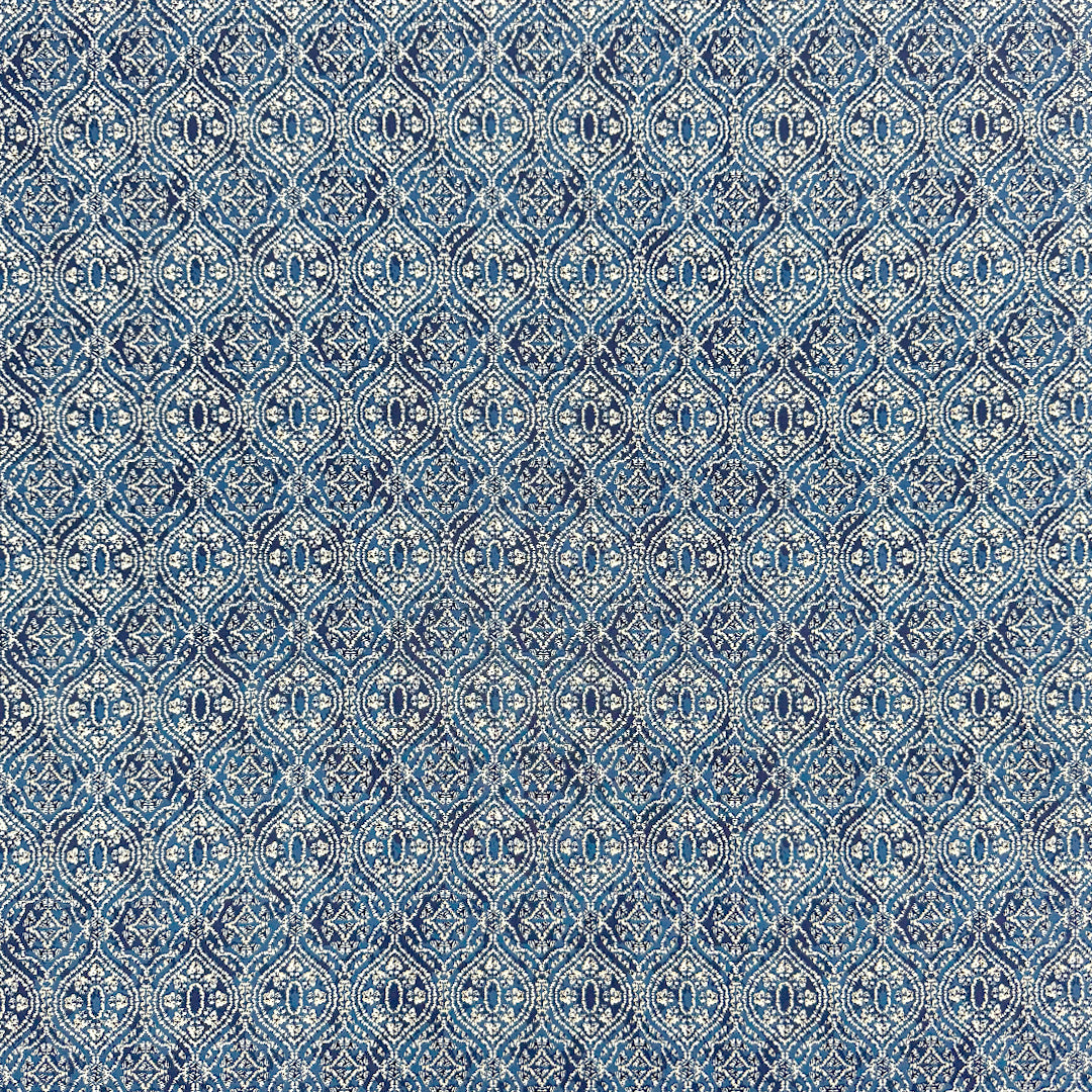 'blue medallion' lightweight jersey knit .625 yds