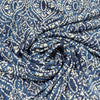 'blue medallion' lightweight jersey knit 1.75 yds