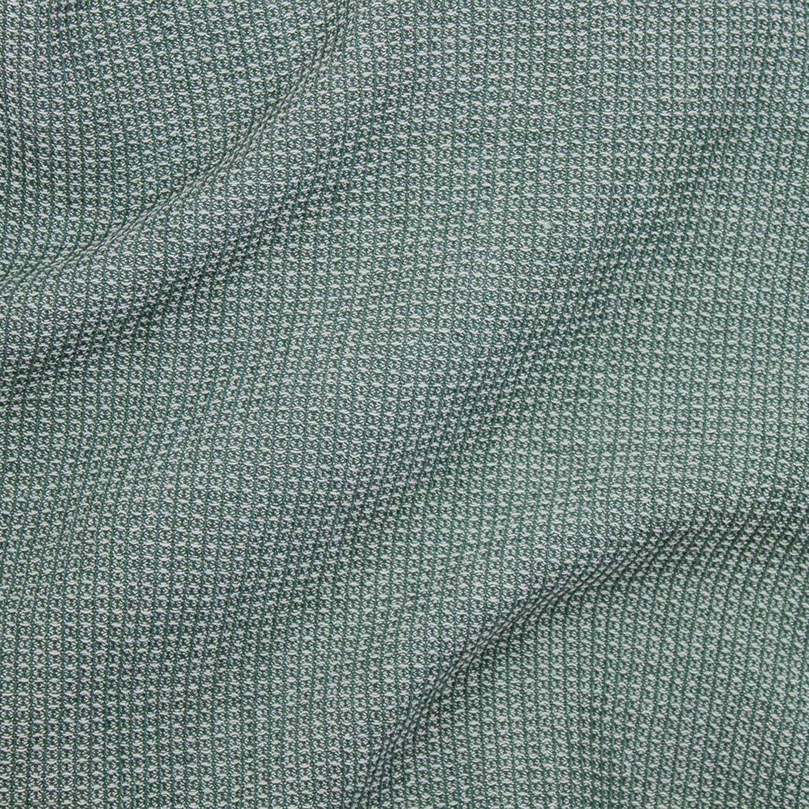 'gauffre' organic cotton waffle weave - sea pine