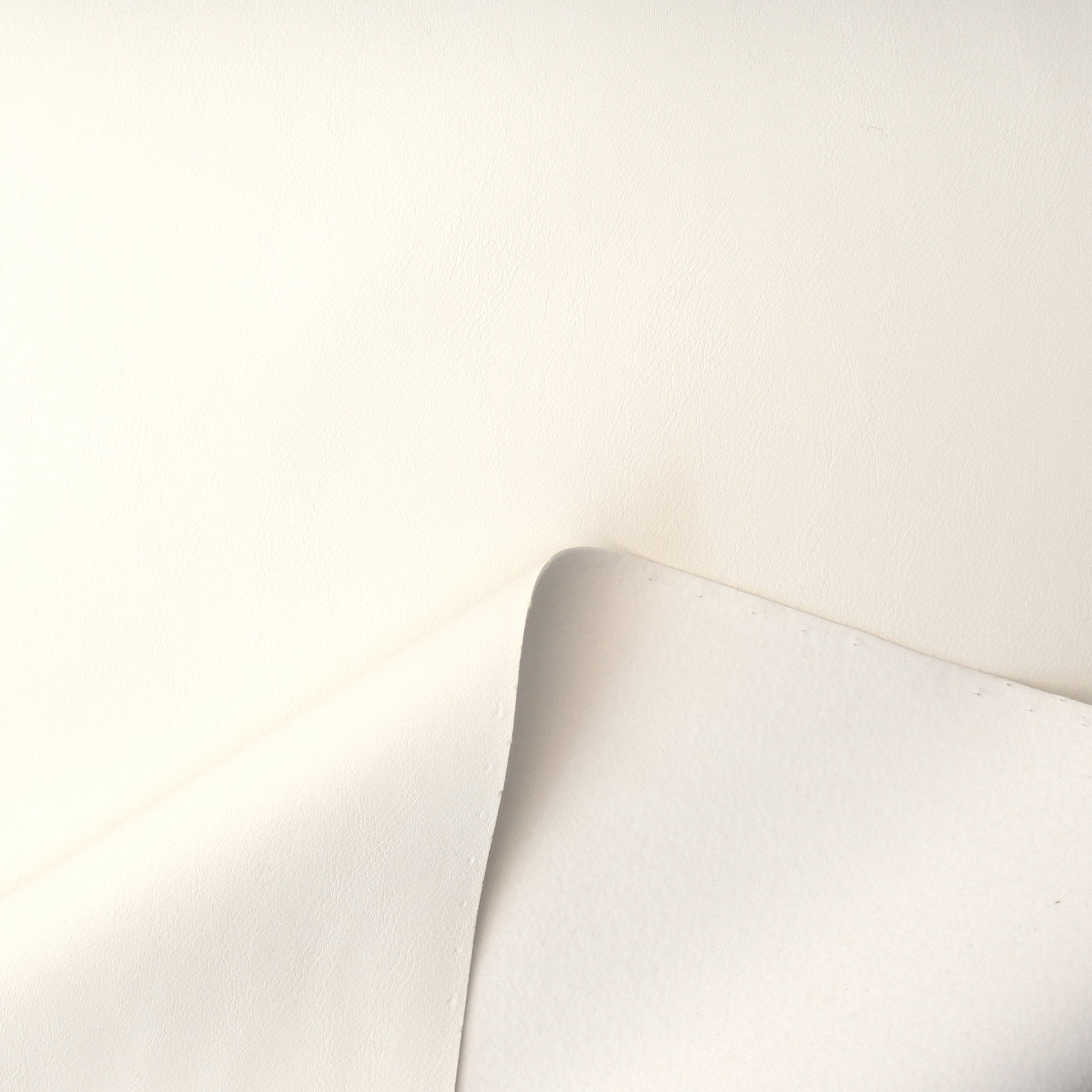 brushed-back supple faux leather - ivory
