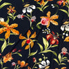 'tiger lily' drapey viscose woven, Oeko-Tex cert.