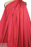 Giza 100% egyptian cotton shirting - red .75 yds