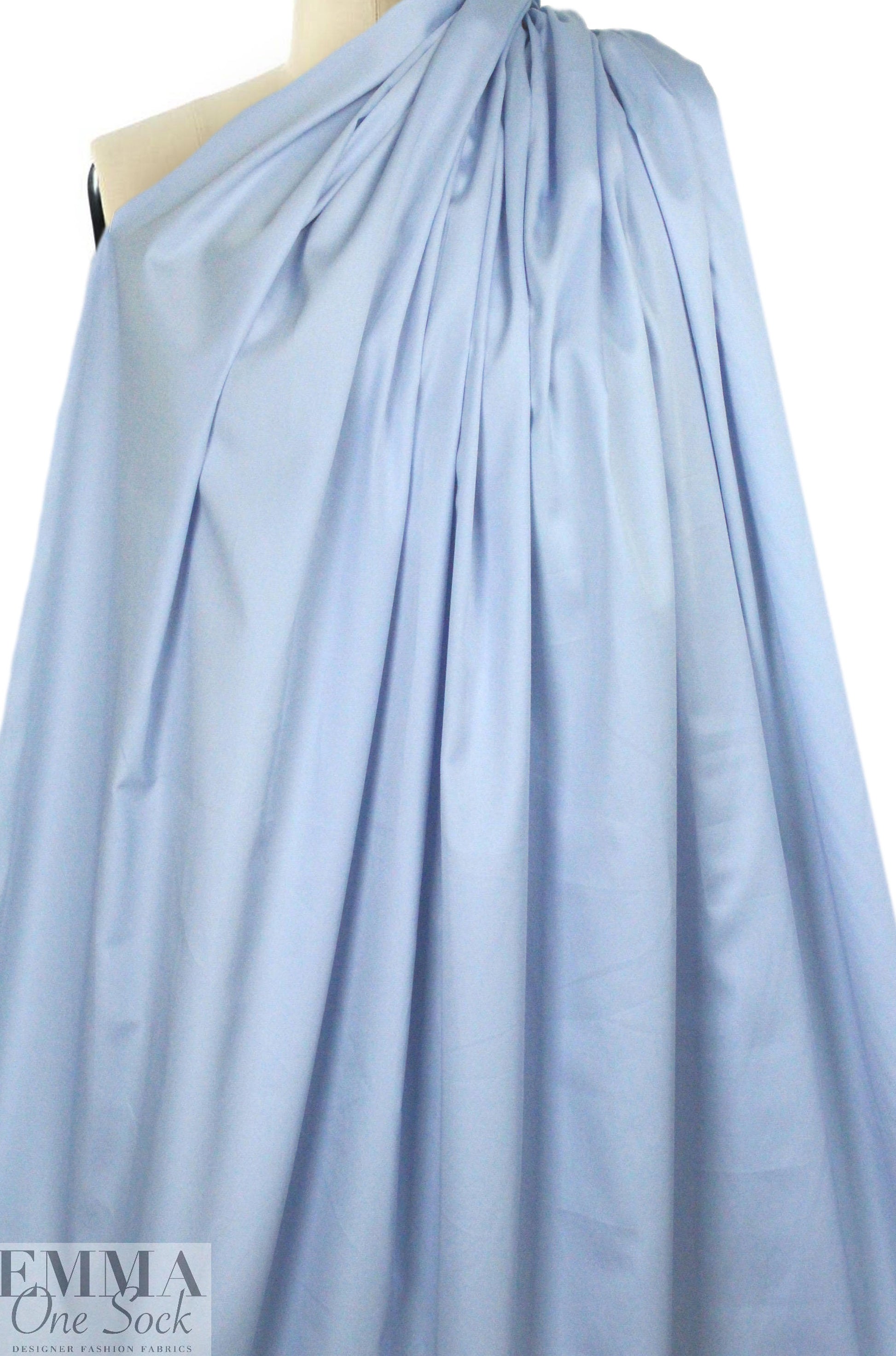 Giza 100% egyptian cotton shirting - french blue .75 yds