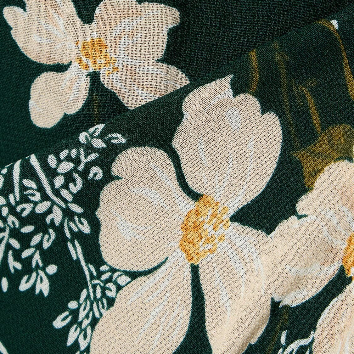 Ref0rmation 'flora verde' viscose crepe woven