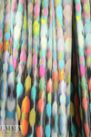 NY designer feather fantasy graphic 4-ply silk