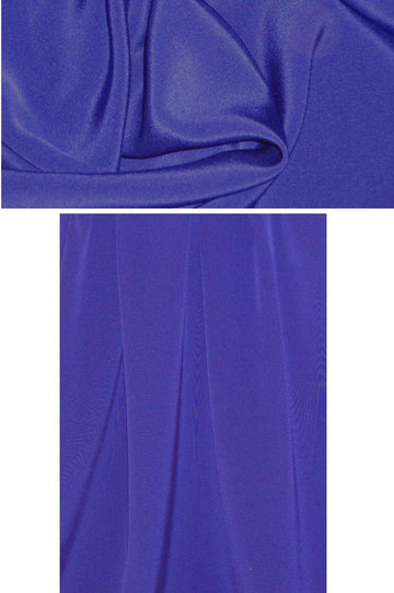 NY designer 100% silk 4-ply crepe - grape