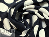 D0lce & Gab. black/pearl 4-ply viscose crepe .625 yds