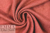 viscose/wool boucle' knit suiting - chili 1.875 yd