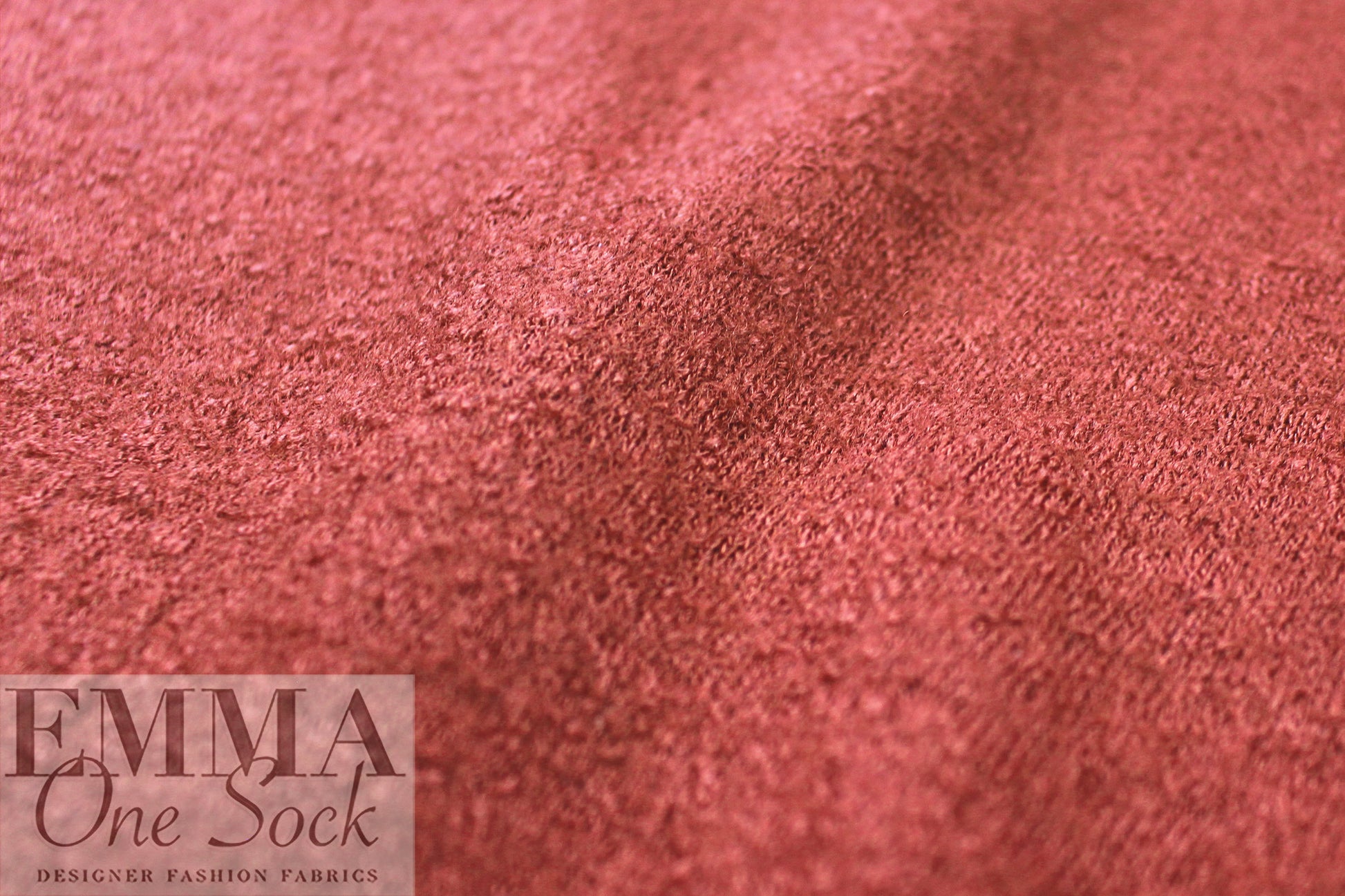 viscose/wool boucle' knit suiting - chili 1.25 yds
