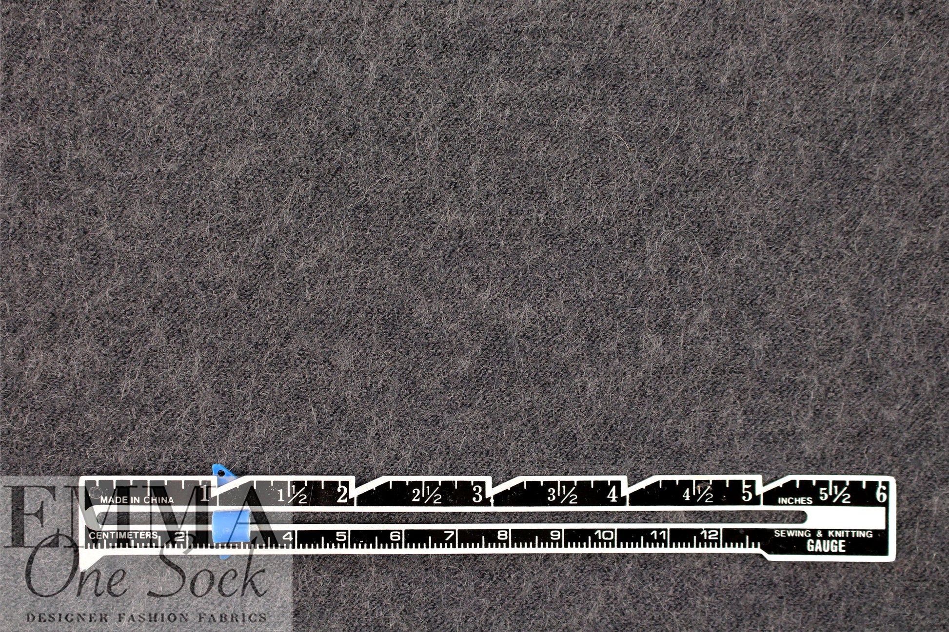 viscose/wool boucle' knit suiting - charcoal 2.25 yd