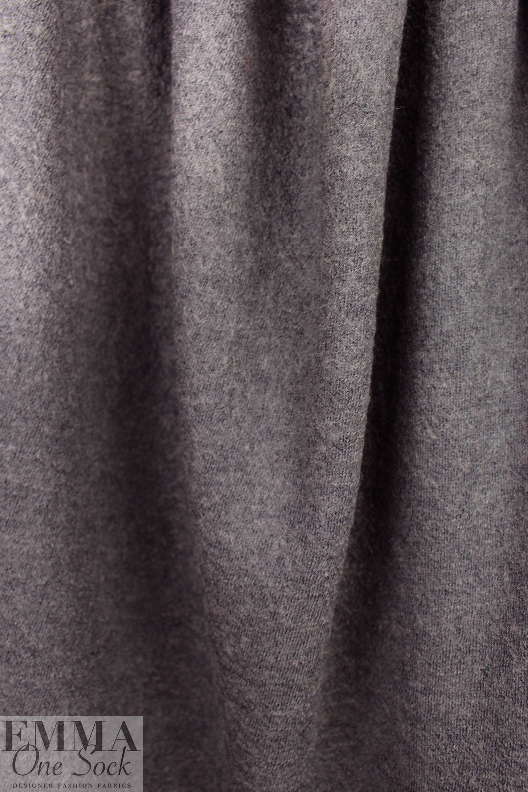 viscose/wool boucle' knit suiting - charcoal