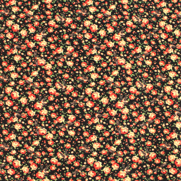 Dutch digital cotton knit 'cottage rose' Oeko-Tex cert.