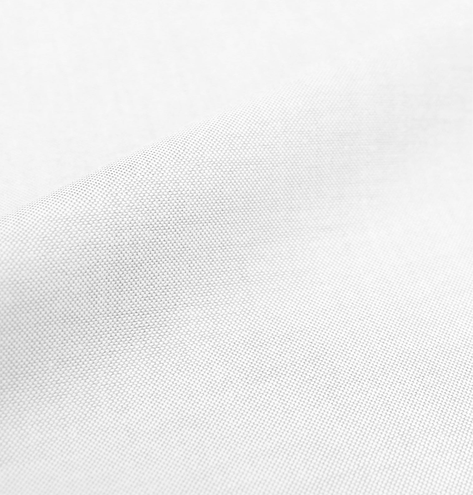 oxford cloth cotton shirting - white/white