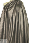 viscose-backed supple faux leather - nickel 1.375 yds