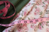famous designer floral jacquard doubleknit - mauve/sage 1.875 yds