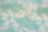 Monique Lhui11er double scallop chantilly lace - aqua 1.375 yd
