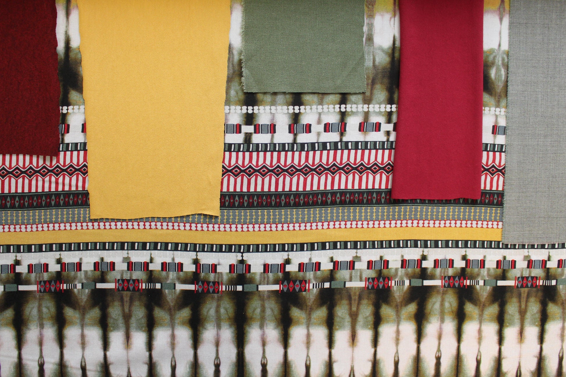 German lightweight viscose drapey woven - graphic stripe