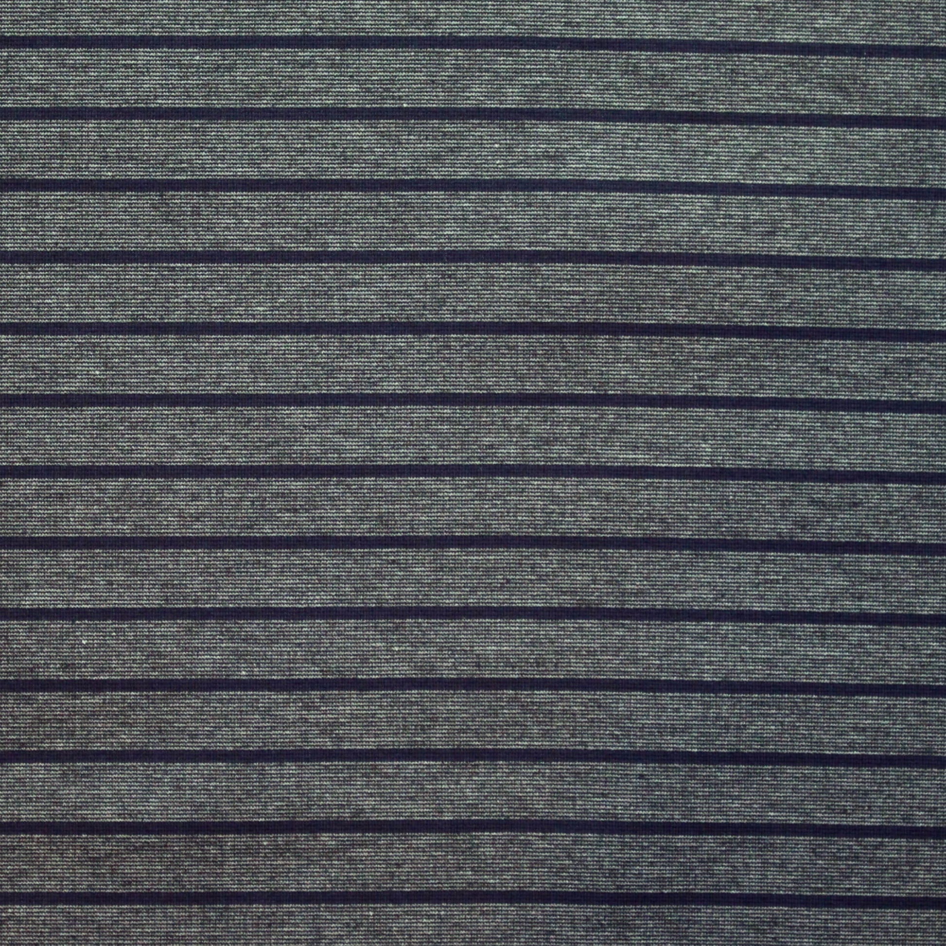 4-way stretch ponte - charcoal heather / navy