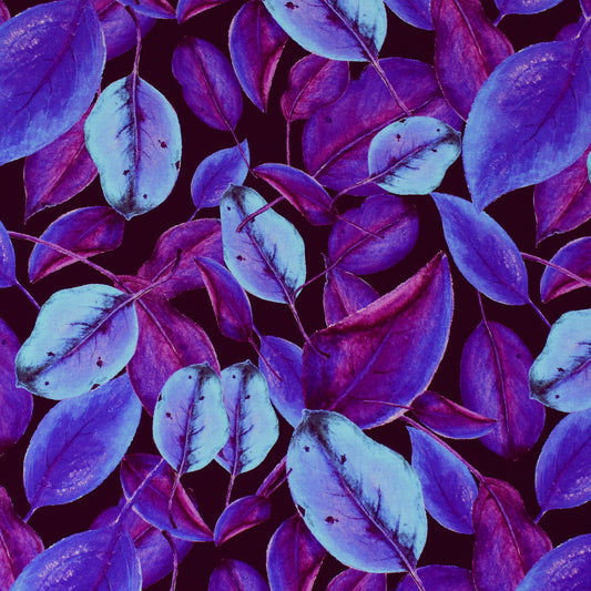 Dutch digital 'mood forest' viscose knit, Oeko-Tex cert.