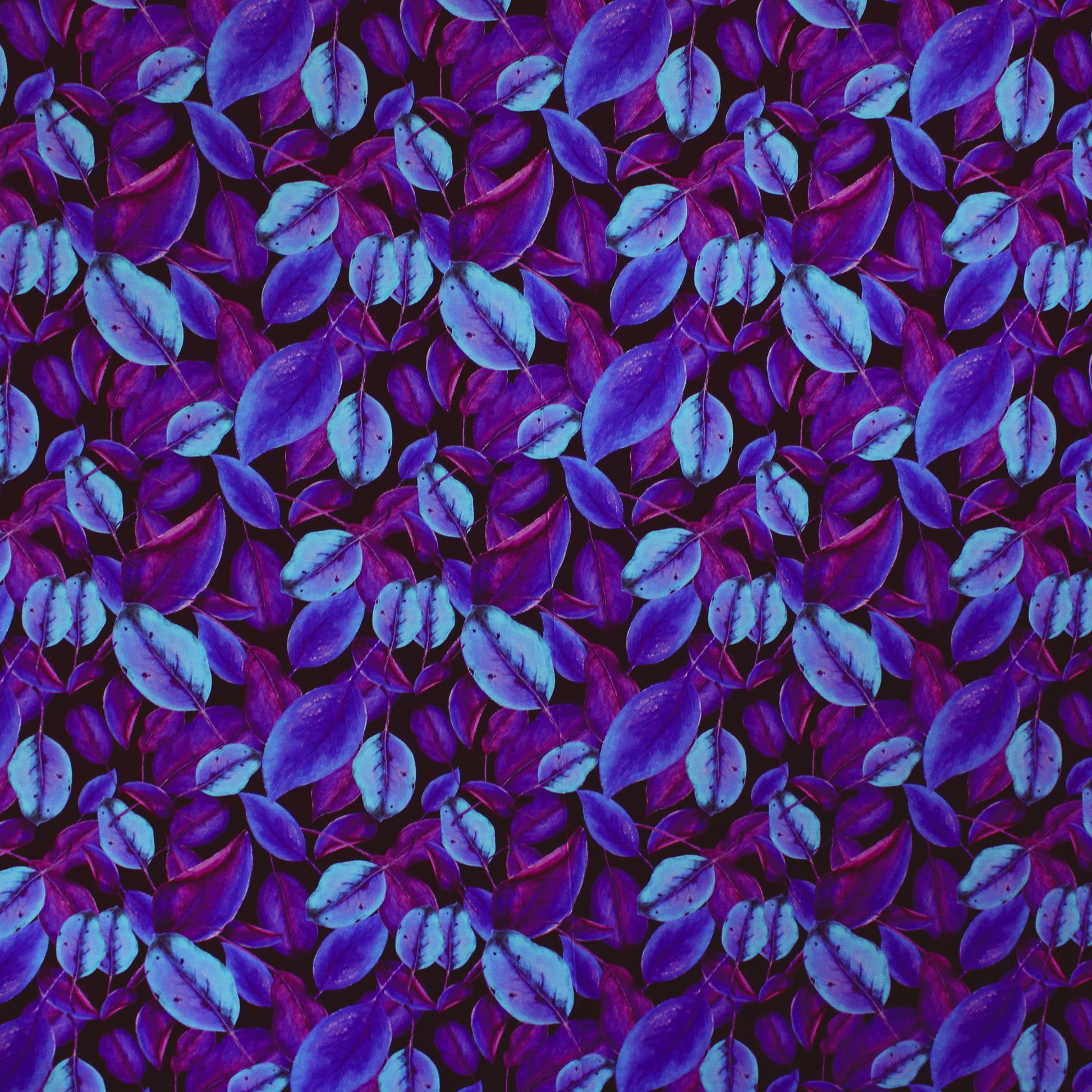 Dutch digital 'mood forest' viscose knit, Oeko-Tex cert.