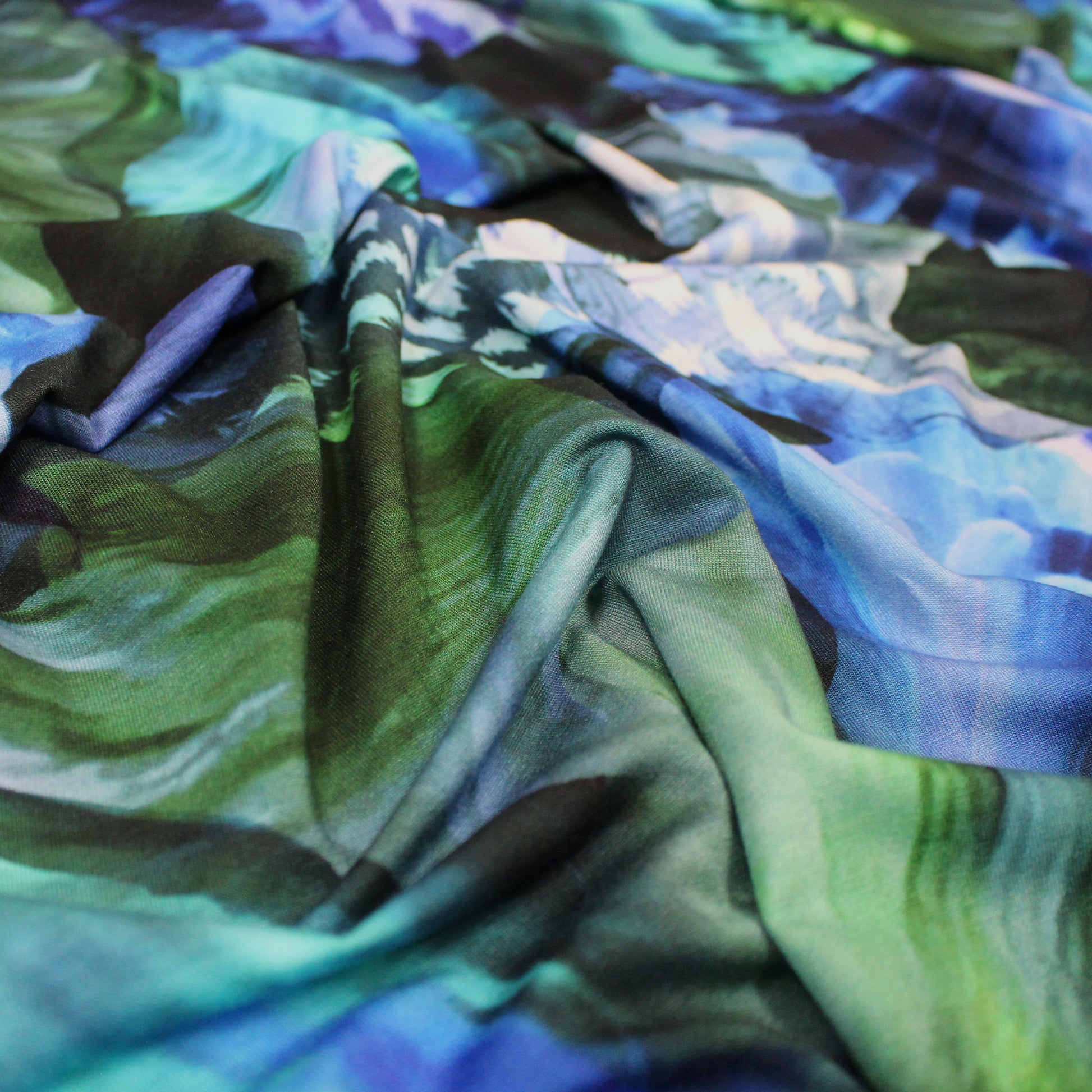 Dutch digital 'green energy' viscose knit, Oeko-Tex cert.