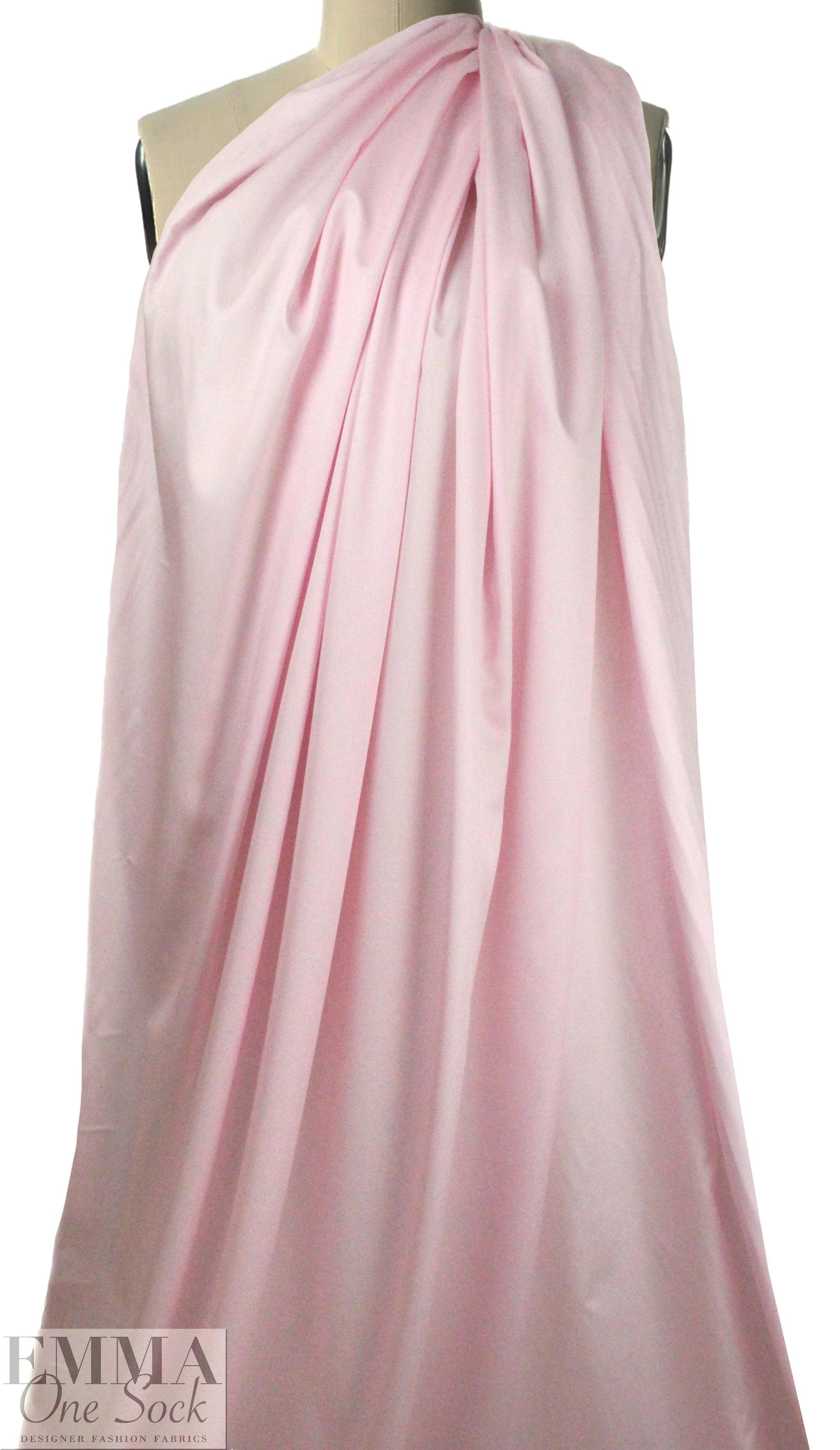 Giza 100% Egyptian cotton shirting - pale pink 1.375 yds