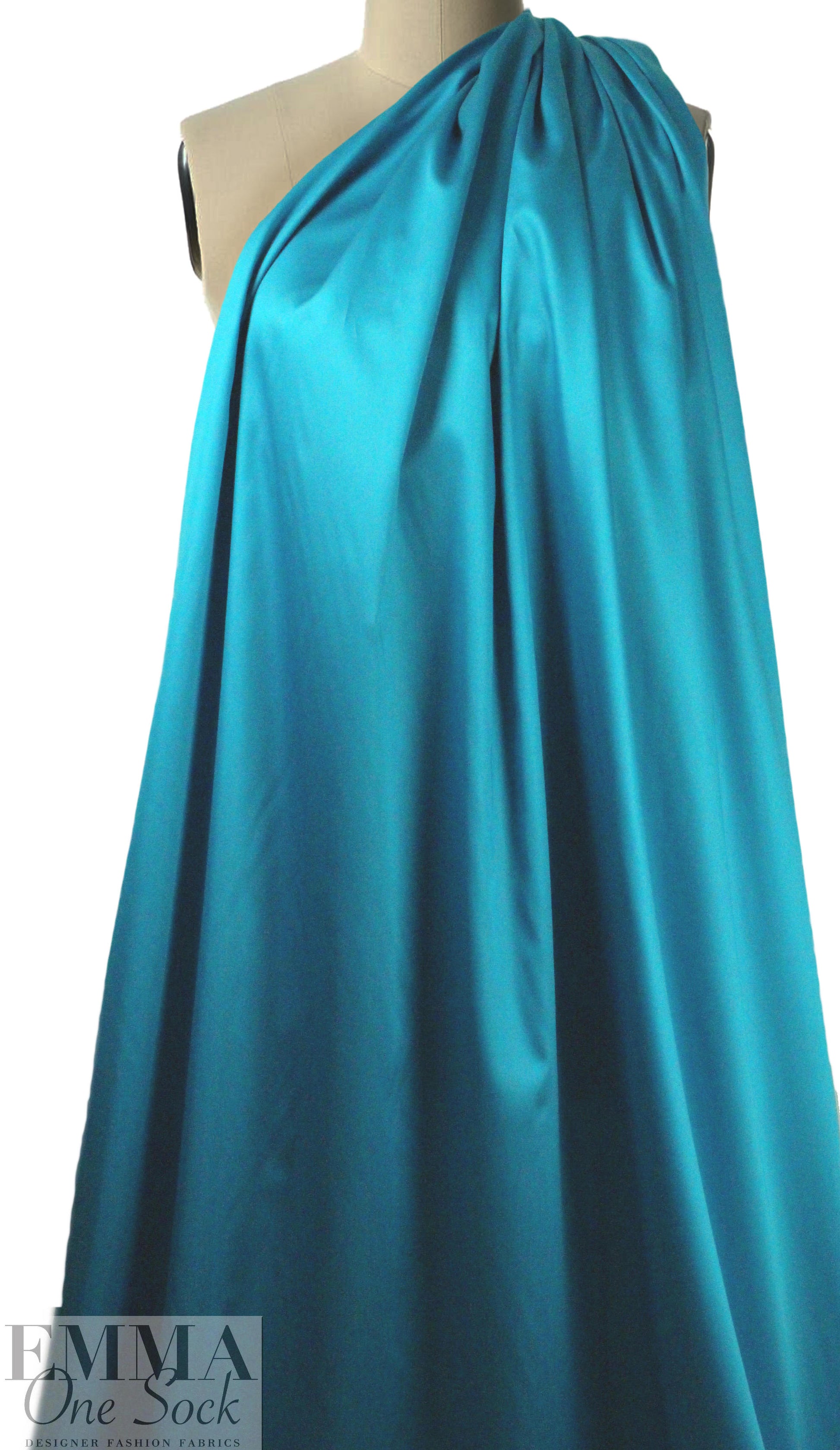 Giza 100% Egyptian cotton shirting - turquoise 2 yds